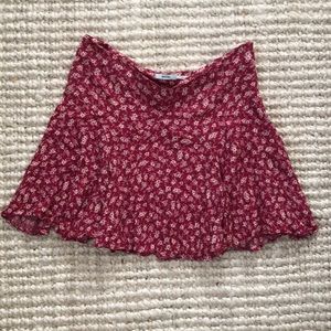 Kimchi blue flowy mini skirt